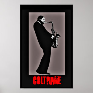 John Coltrane Jazzaffisch Poster
