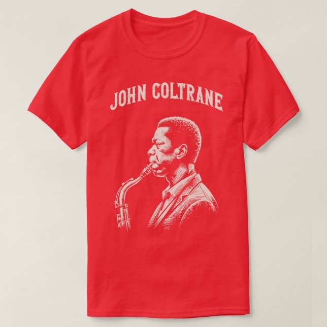 John Coltrane T Shirt (Design framsida)