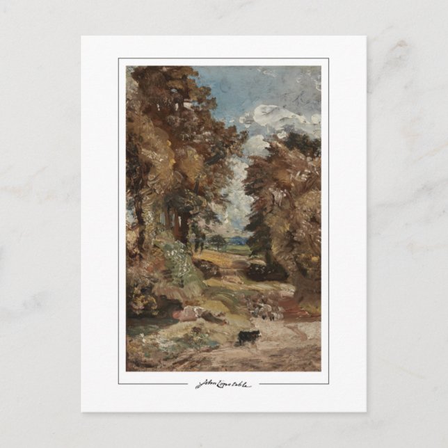 John Constable #138-2 - Finkonstkort Vykort (Framsida)