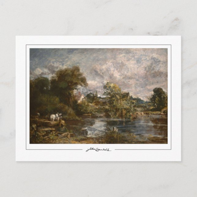 John Constable #16-2 - Finkonstkort Vykort (Framsida)