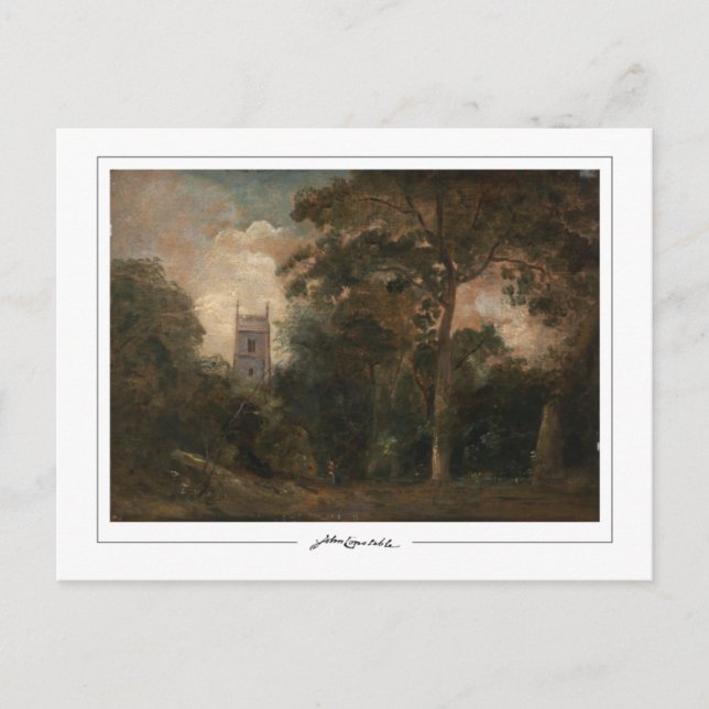 John Constable #17 - Finkonstkort Vykort (Framsida)