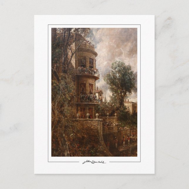 John Constable #196 - Finkonst Postkort Vykort (Framsida)