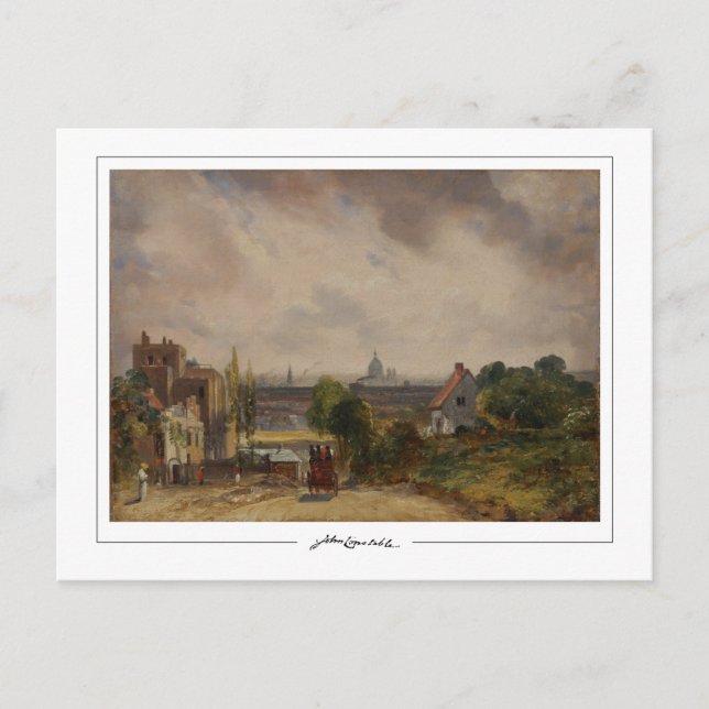 John Constable #20 - Fine Art Postcard Vykort (Framsida)