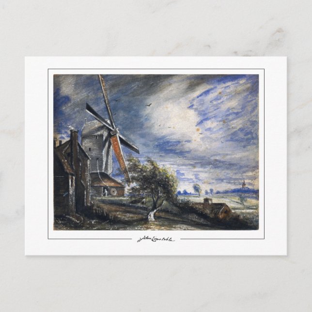 John Constable #243-2 - Fin Art Postcard Vykort (Framsida)