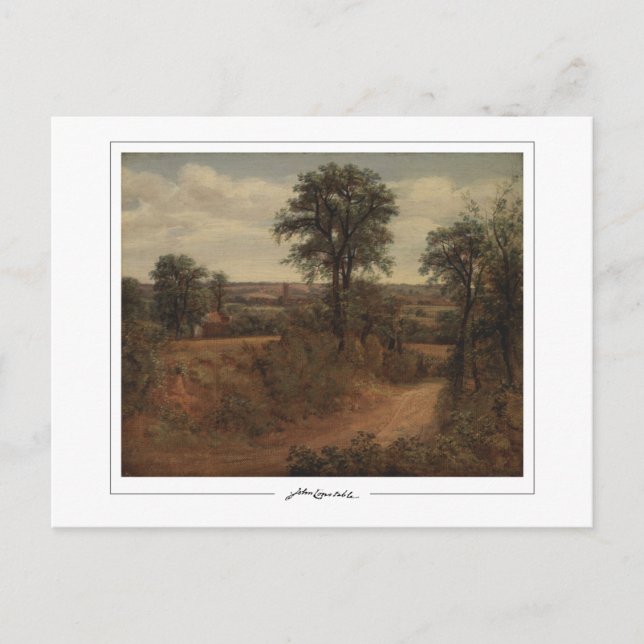 John Constable #29 - Fine Art Postcard Vykort (Framsida)