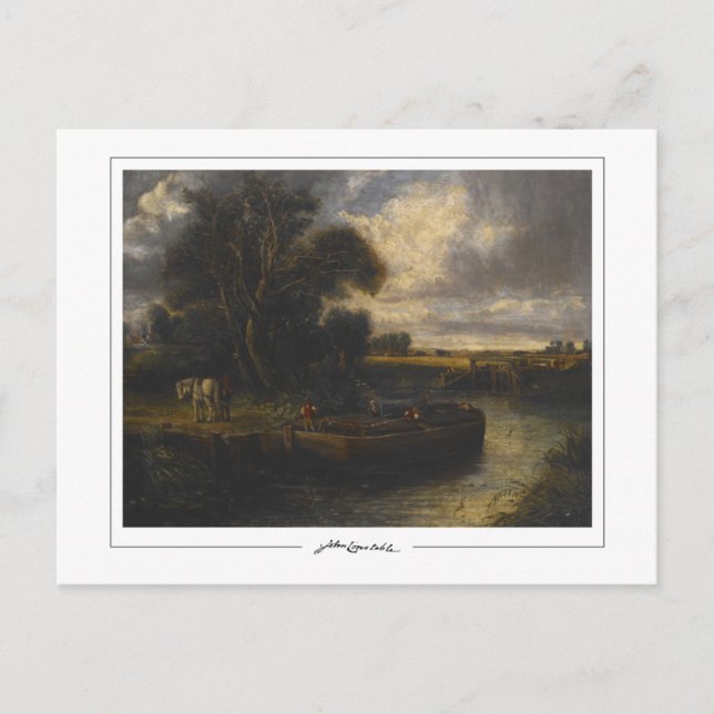 John Constable #306-2 - Finkonstkort Vykort (Framsida)