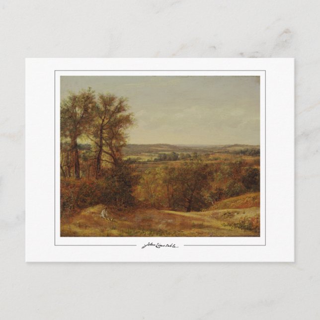 John Constable #33 - Finkonstkort Vykort (Framsida)