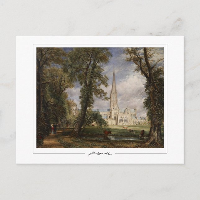 John Constable #34 - Finkonstkort Vykort (Framsida)