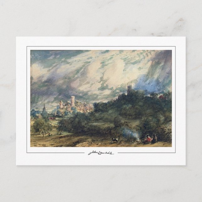 John Constable #367-2 - Finkonstkort Vykort (Framsida)