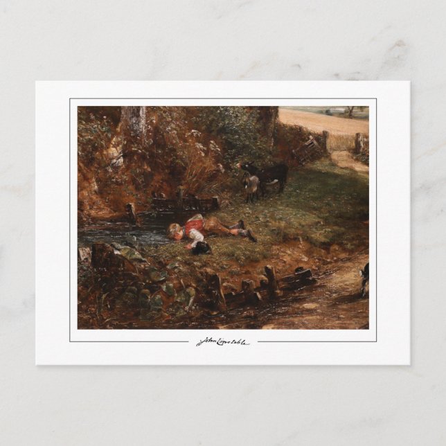 John Constable #391-2 - Fin Art Postcard Vykort (Framsida)