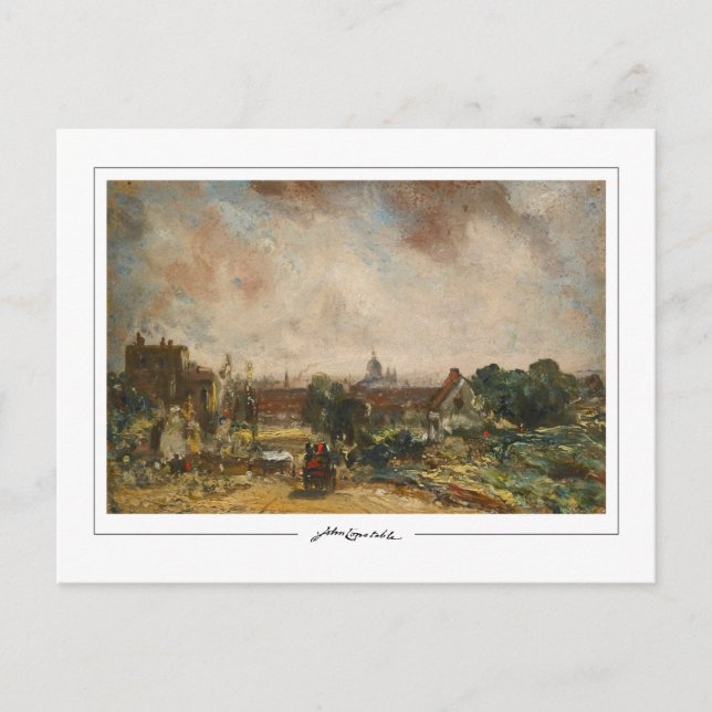 John Constable #42 - Fine Art Postcard Vykort (Framsida)