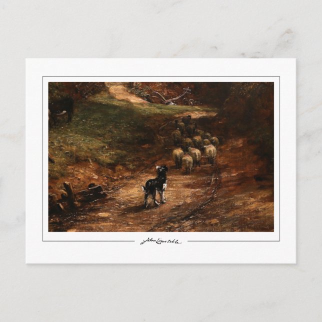 John Constable #467 - Fine Art Postcard Vykort (Framsida)