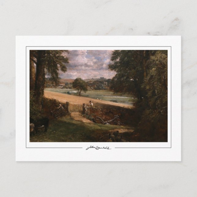 John Constable #528-2 - Finkonstkort Vykort (Framsida)
