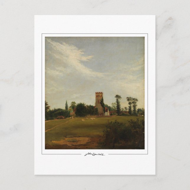 John Constable #74-2 - Finkonst Postkort Vykort (Framsida)