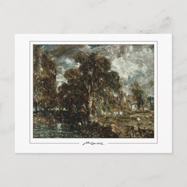 John Constable #9 - Finkonstkort Vykort (Framsida)