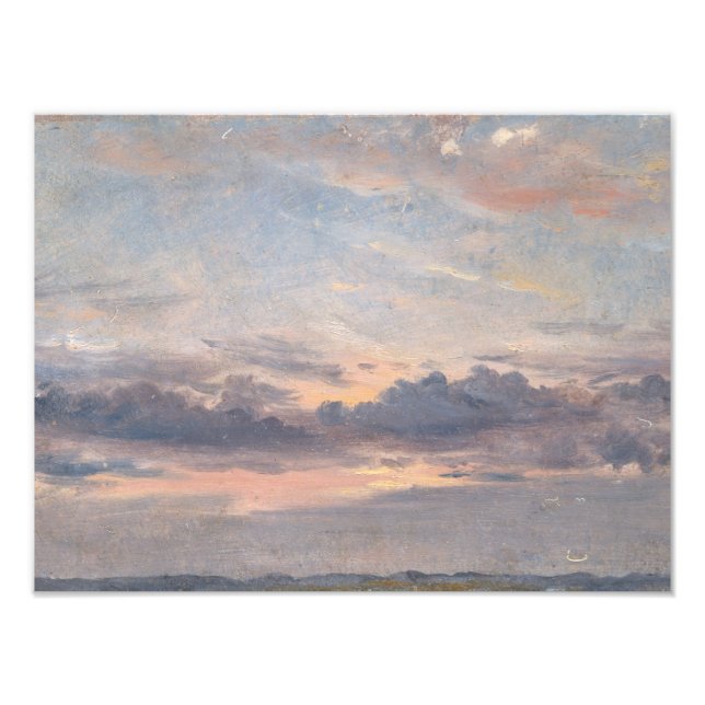 John Constable - A Cloud Study, Sunset Fototryck (Framsidan)