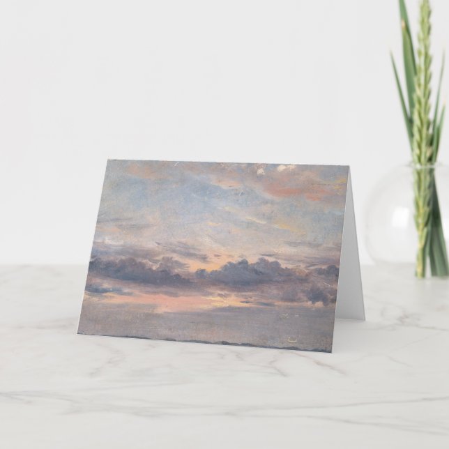 John Constable - A Cloud Study, Sunset Kort (Framsida)