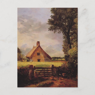John Constable - A Cottage in a Cornfield Vykort