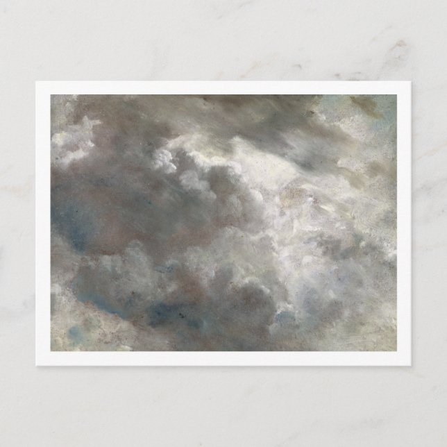 John Constable | Cloud Study, 1821 (olja på papper Vykort (Framsida)