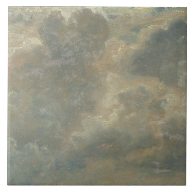 John Constable - Cloud Study Kakelplatta (Framsidan)