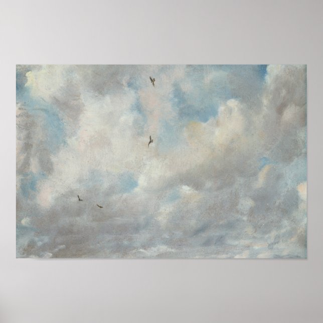 John Constable - Cloud Study Poster (Framsidan)