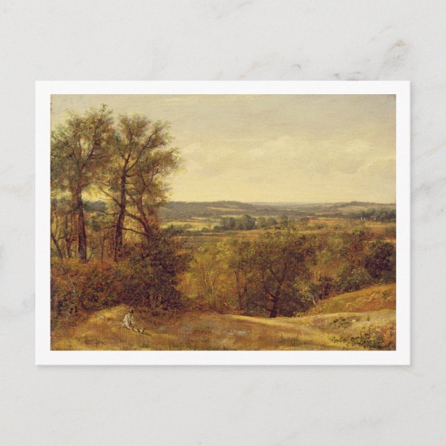John Constable | Dedham Vale, c.1802 (olja på canv Vykort (Framsida)