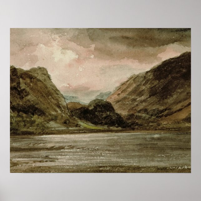 John Constable | Derwentwater, Cumberland, 1806 Poster (Framsidan)