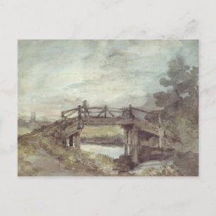 John Constable En bro över bålen Vykort