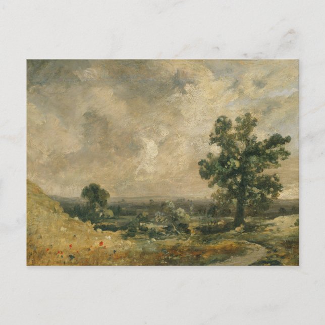 John Constable - engelskt landskap Vykort (Framsida)