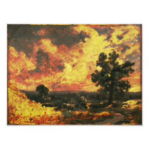 John Constable - English Landscape (modifierat) Fototryck