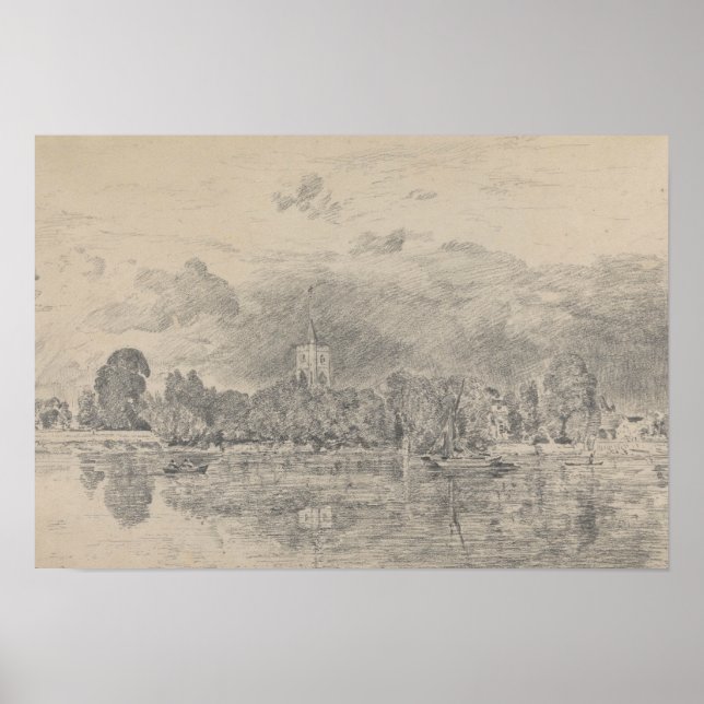 John Constable - Fulham Church Poster (Framsidan)