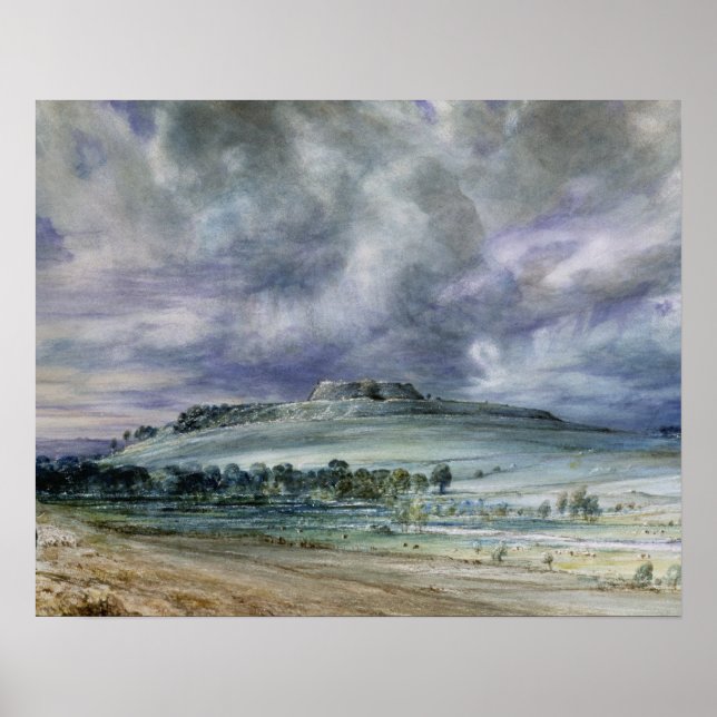 John Constable | Gammalt Sarum Poster (Framsidan)