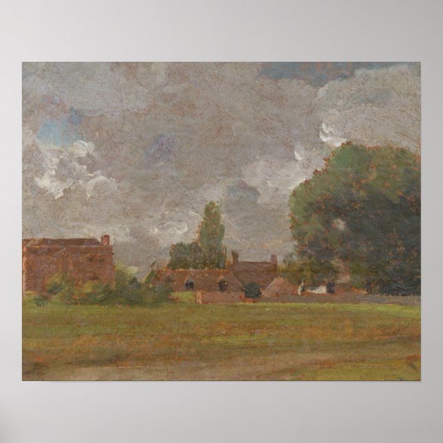 John Constable | Golding Constable's House, Öster  Poster (Framsidan)