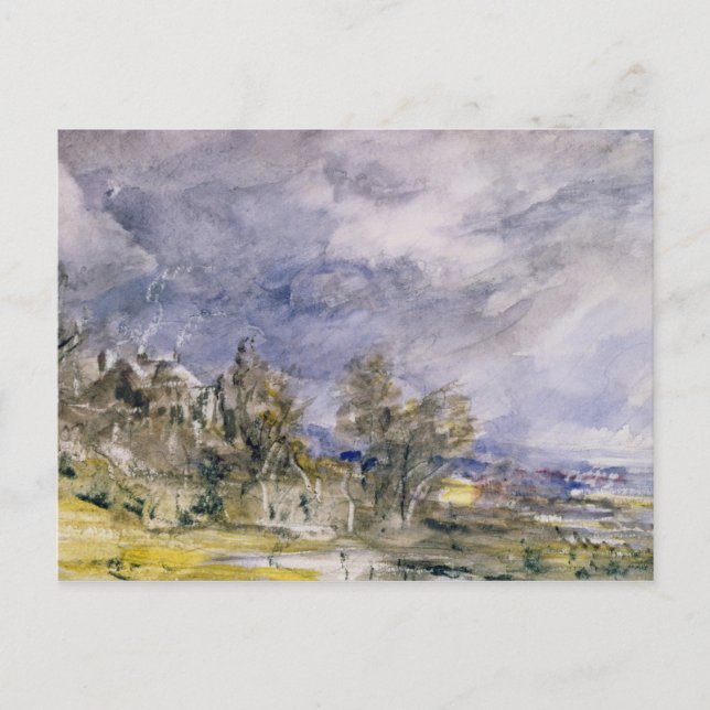 John Constable | Hampstead Heath nära well Wa Vykort (Framsida)