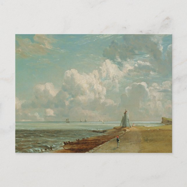 John Constable | Harwich, Low Lighthouse och B Vykort (Framsida)