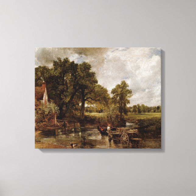 John Constable - Hay Wain Canvastryck (Framsida)