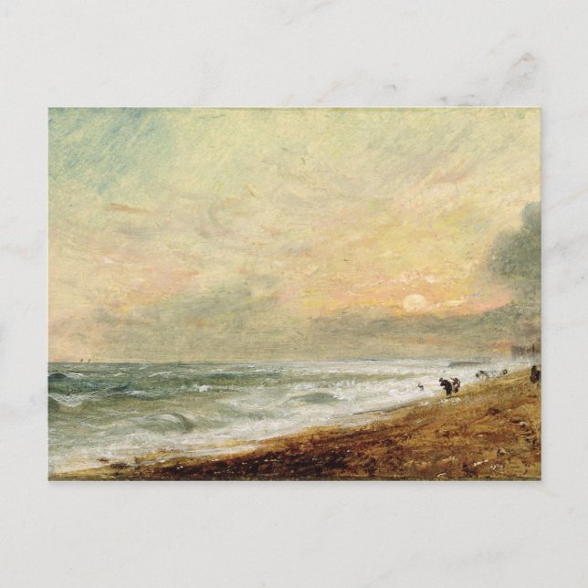 John Constable | Hove Beach, c.1824 (olja på pappr Vykort (Framsida)