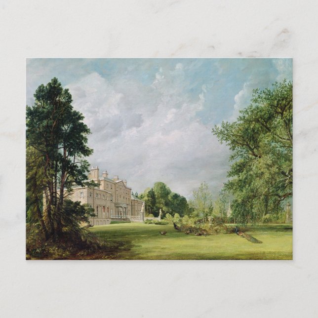 John Constable | Malvern Hall, Warwickshire, 1821 Vykort (Framsida)