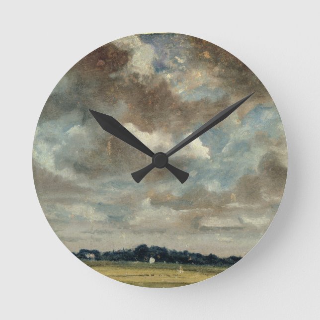John Constable | Omfattande liggande med Grått Clo Rund Klocka (Framsida)
