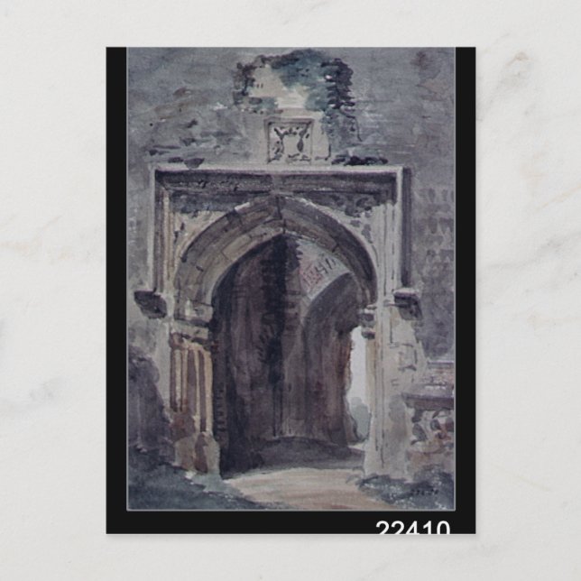 John Constable | Öster Bergholt Church Vykort (Framsida)