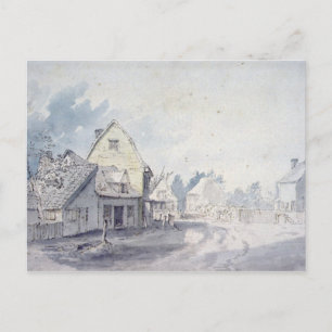 John Constable Öster Bergholt Street, Öster Berg Vykort