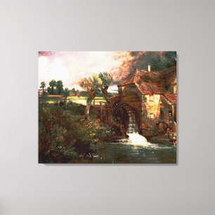 John Constable - Parham Mill (modifierad) Canvastryck