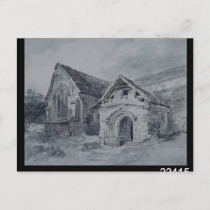 John Constable Porch and Transept of a Church, c Vykort