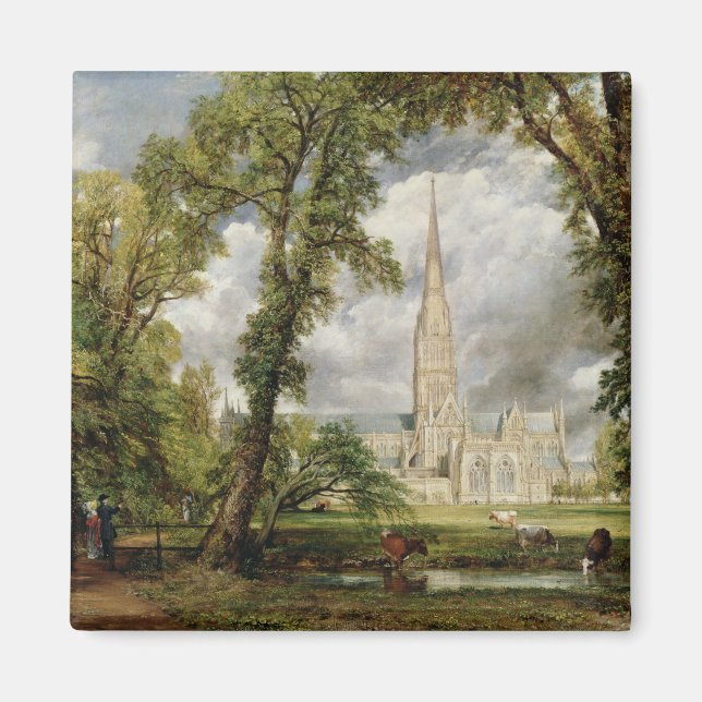 John Constable | Salisbury Cathedral från Magnet (Framsidan)