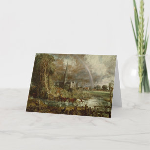 John Constable Salisbury Cathedral från Mead Kort