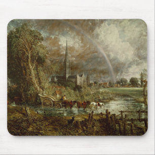 John Constable Salisbury Cathedral från Mead Musmatta
