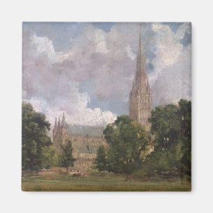 John Constable Salisbury Cathedral från sout Magnet