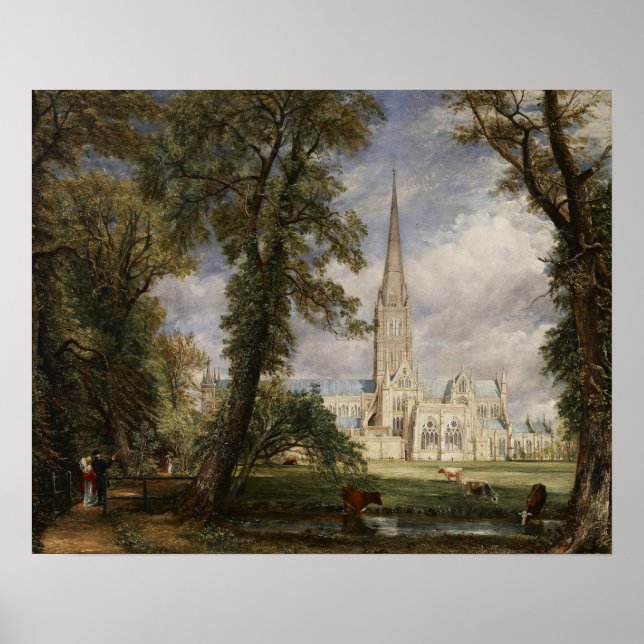 John Constable - Salisbury Cathedral Poster (Framsidan)