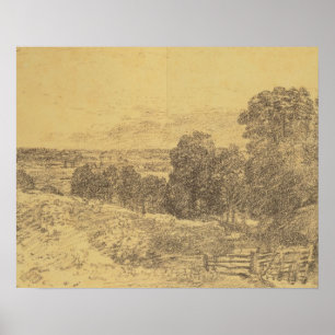 John Constable   Skiss för målarfärg Poster
