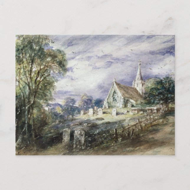 John Constable | Stoke Poges Church Vykort (Framsida)